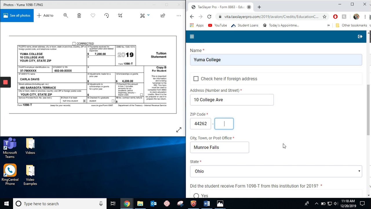 Lifetime Learning Education Credit - YouTube