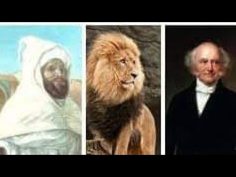 عندما قدم السلطان المغربي عبدالرحمن بن هشام 1822 1859 أسدين للرئيس الأمريكي مارتن فان بيورين سنة1840