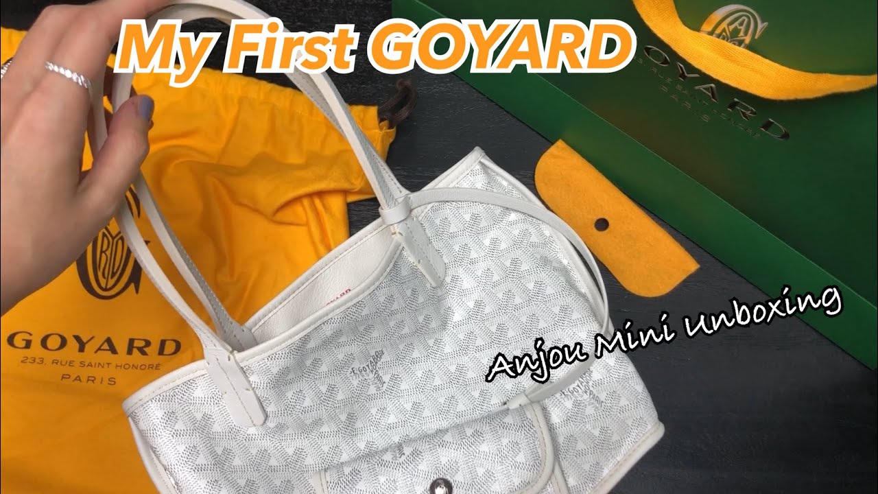 goyard white mini