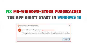FIX ms windows storePurgeCaches The App Didn