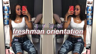 GRWM/VLOG: freshman orientation 2019