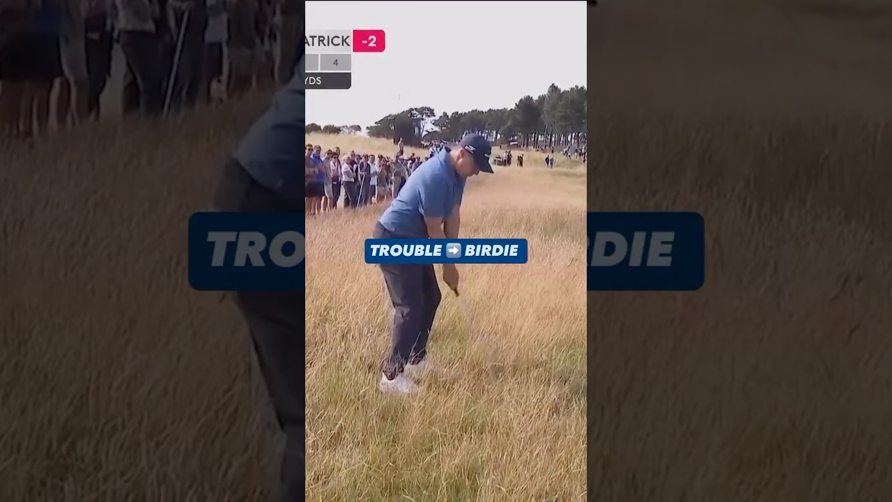 Matt Fitzpatrick escapes trouble and saves birdie at the 13th 🔥