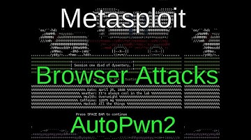 Metasploit Browser Attacks with  Autopwn2!