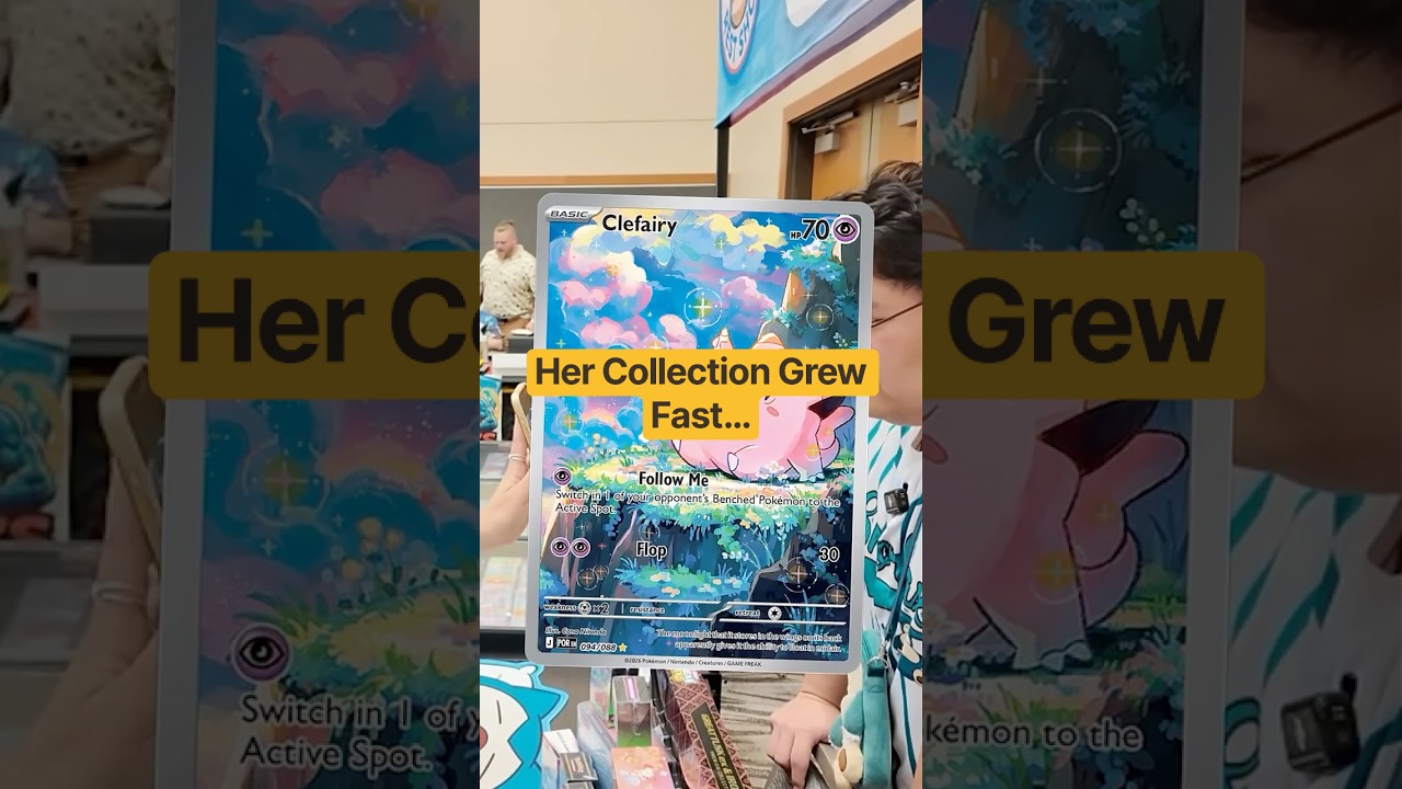 Her Collection Grew FAST… Here’s What She Wants Next! #vendor #buyer #pokemoncards #dedenne #tradeup