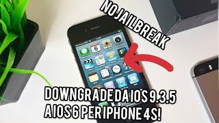 Come Fare Il Downgrade Di Iphone 4s Da Ios 9 3 5 A Ios 6 1 3 Con Itunes No Jailbreak 2019 Youtube<script async src=