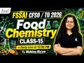 FSSAI CFSO/TO 2026 | FSSAI CFSO/TO Food Chemistry Properties Of Proteins Lecture 2 | Mahima Mam #15