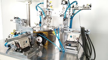 Electric connector pogo pins automatic riveting machine