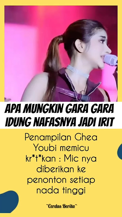 TAKUT FALS Ghea Youbi Arahkan Mic Ke Pononton Ketika Nada Tinggi #gheayoubi #trendingshorts #shorts