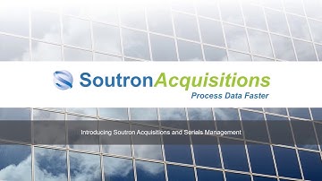 Soutron Library Acquisitions Software an Introduction to our Video Guide