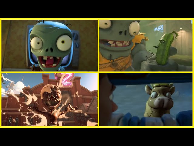 Wallnut Hills GOOD/BAD ENDING - Plants vs Zombies Garden Warfare 2 Movie  Turf Takeover Cutscenes 