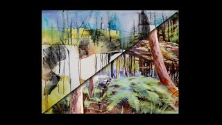 Part 2: Backyard Dam Acrylic Landscape: Step-by-step Real Time Painting Tutorial.