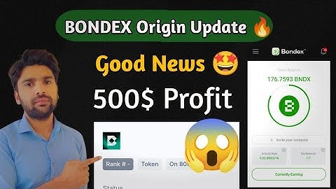 Bondex Origin New Update 🔥|| Bondex Mining App Update 😱|| Bondex token listed 🤩||500$ profit confirm