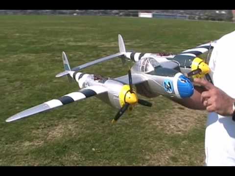 P-38 rc lightning lockheed