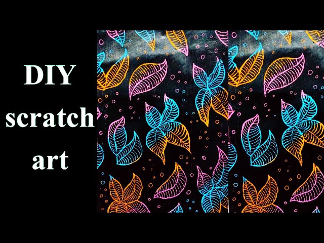 DIY Scratch Art Painting — Encourage Play