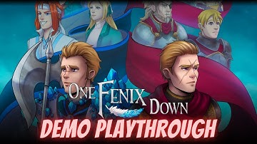 ONE FENIX DOWN Full Demo Playthrough - Classic JRPG Style And Feel #jrpg #indiegame #gameplay