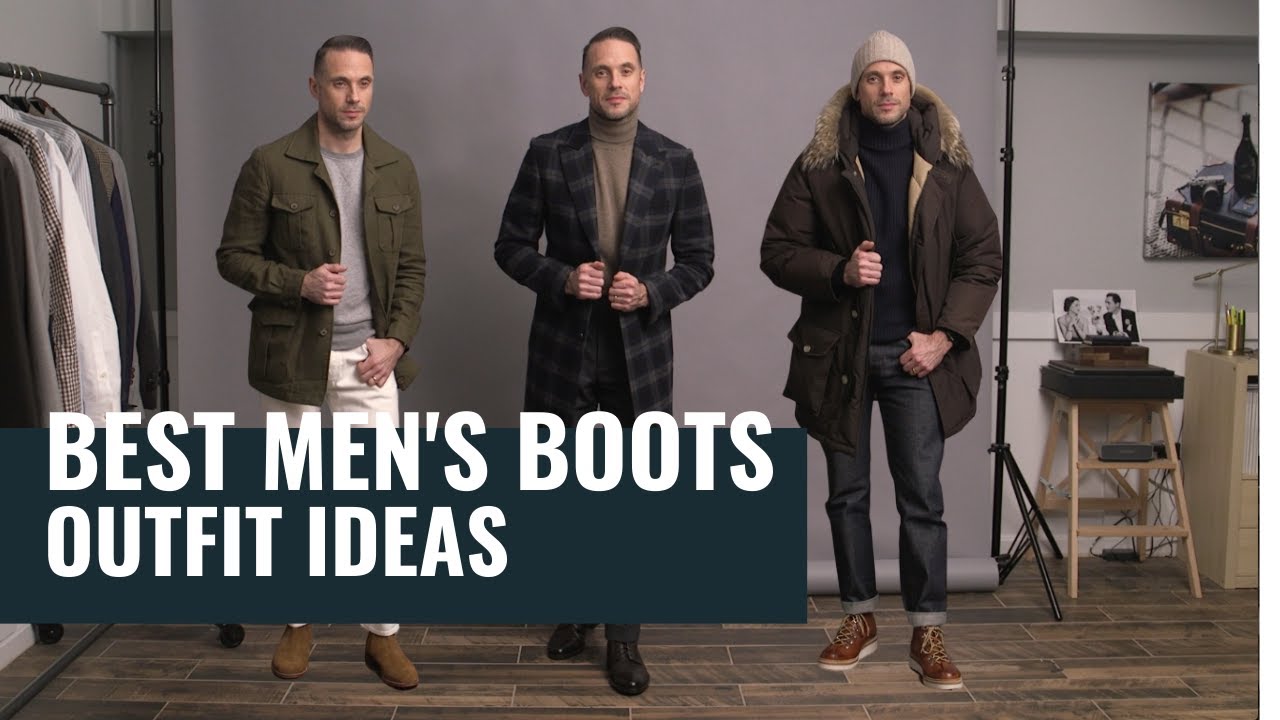 man boots style