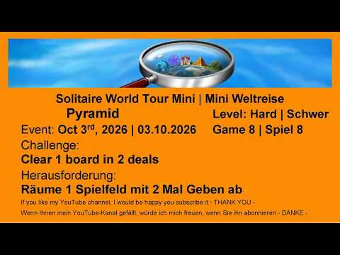 World Tour Mini - Pyramid #8 Hard | Oct 3rd, 2026