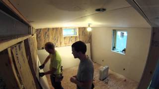 Timelapse Drywall Install