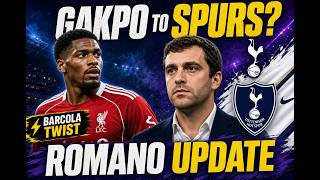 Fabrizio Romano: Tottenham Want Cody Gakpo! 🔥 Liverpool Transfer Twist with Barcola Link 👀