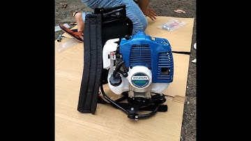 Hướng dẫn lắp ráp, vận hành máy cắt cỏ đeo lưng HYUNDAI HTU-55K- Hotline: 0941.002.003-0911.85.00.86