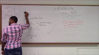 Math 346 Lecture 11 - Two ways of finding the inverse of a matrix