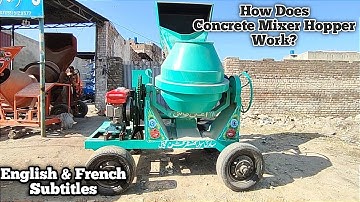How Does Self Loading Concrete Mixer Works | #english  & #french Subtitles | #skills #2023 #pakistan