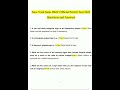New York State DMV Official Permit Test 2023 Questions and Answers Verified Answers24 video