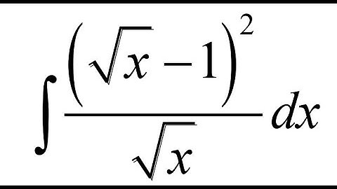 How to Integrate (√(x-1))²/√x Using Radical Substitution | Step-by-Step Calculus