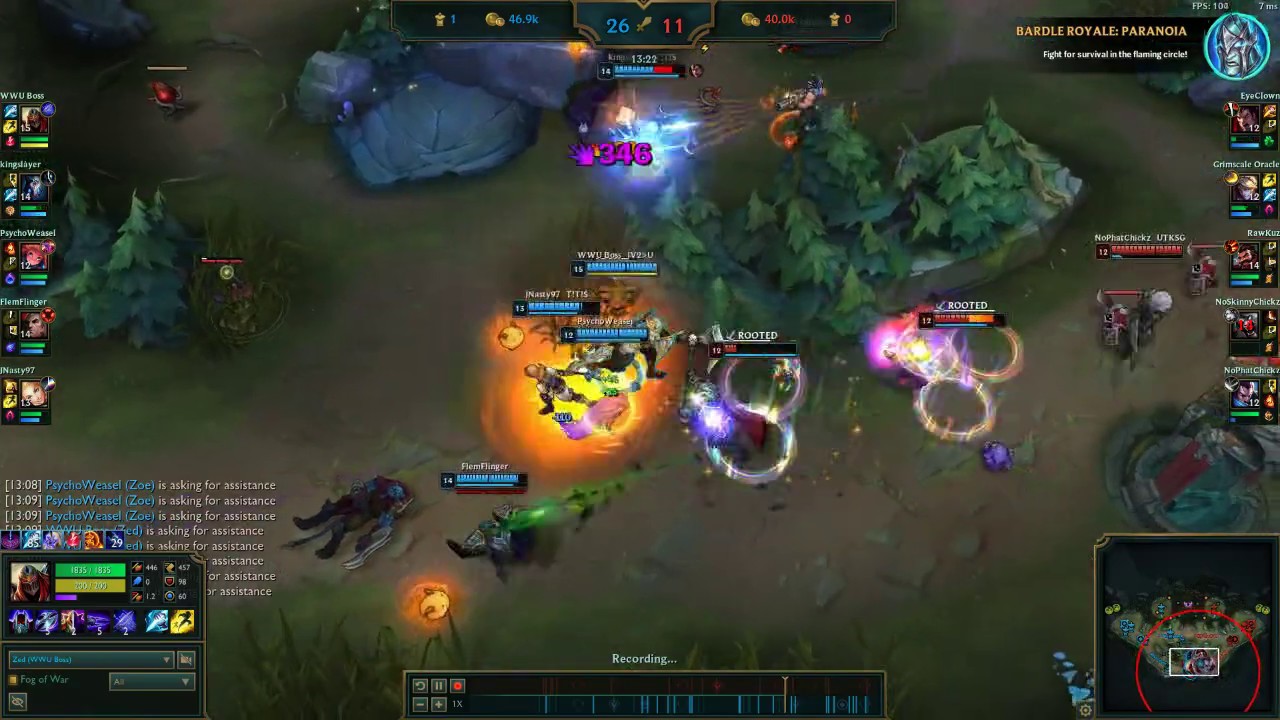 insane zed outplay on nexus blitz nocturne event youtube