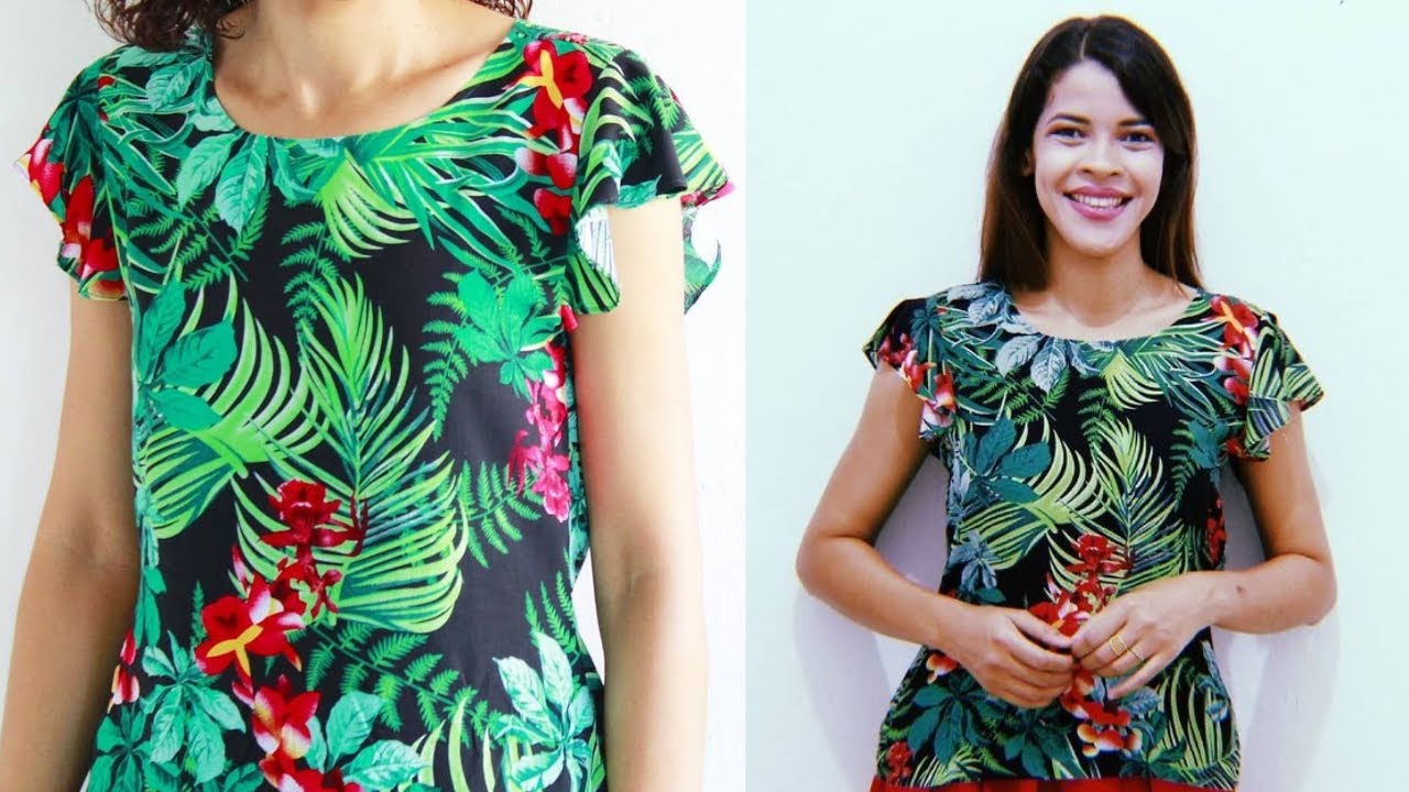 BLUSA FRESQUINHA, SOLTINHA PARA O VERÃO MUITO FÁCIL DE FAZER 