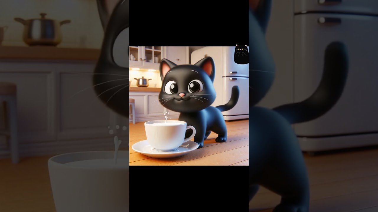 Сказка о черном котике 1. 