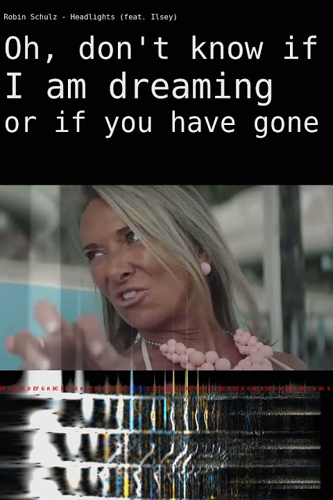 Robin Schulz - Headlights (feat. Ilsey) ( Spectrogram Lyric ) #shorts