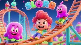 The Cosmic Jelly Roller Coaster 🌌🍇🎢🎶 | Kids Space Song | Fun Galactic Adventure Music