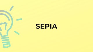Download Lagu What is the meaning of the word SEPIA? MP3