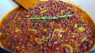 Stewed Red Kidney Beans Recipe |How to make Healthy and Delicious Stewed Beans. Vegan!