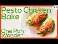 Pesto Chicken Bake - One Pan | 5 Ingredients | Ready in 30!