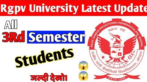 Rgpv 3Rd semester students jaldi dekho 😱