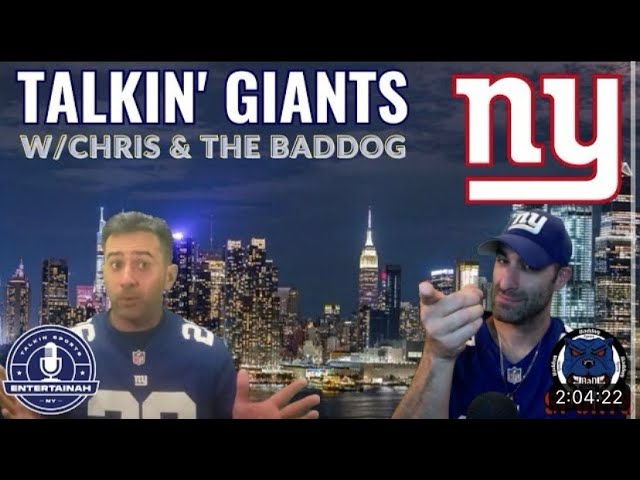 New York Giants | Live Giants Talk Chris and The Baddog Talkin Giants Free Agency next week