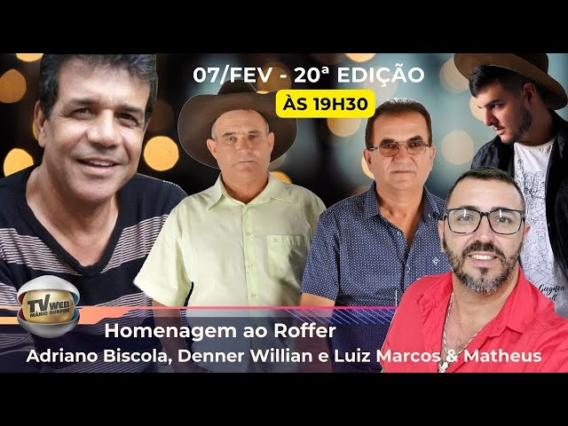 Valmir Cabeleireiro e ex-alunos farão HOMENAGEM À ROBERTO ROFFER - 20ª Edição; 07/02/2022; às 19h30