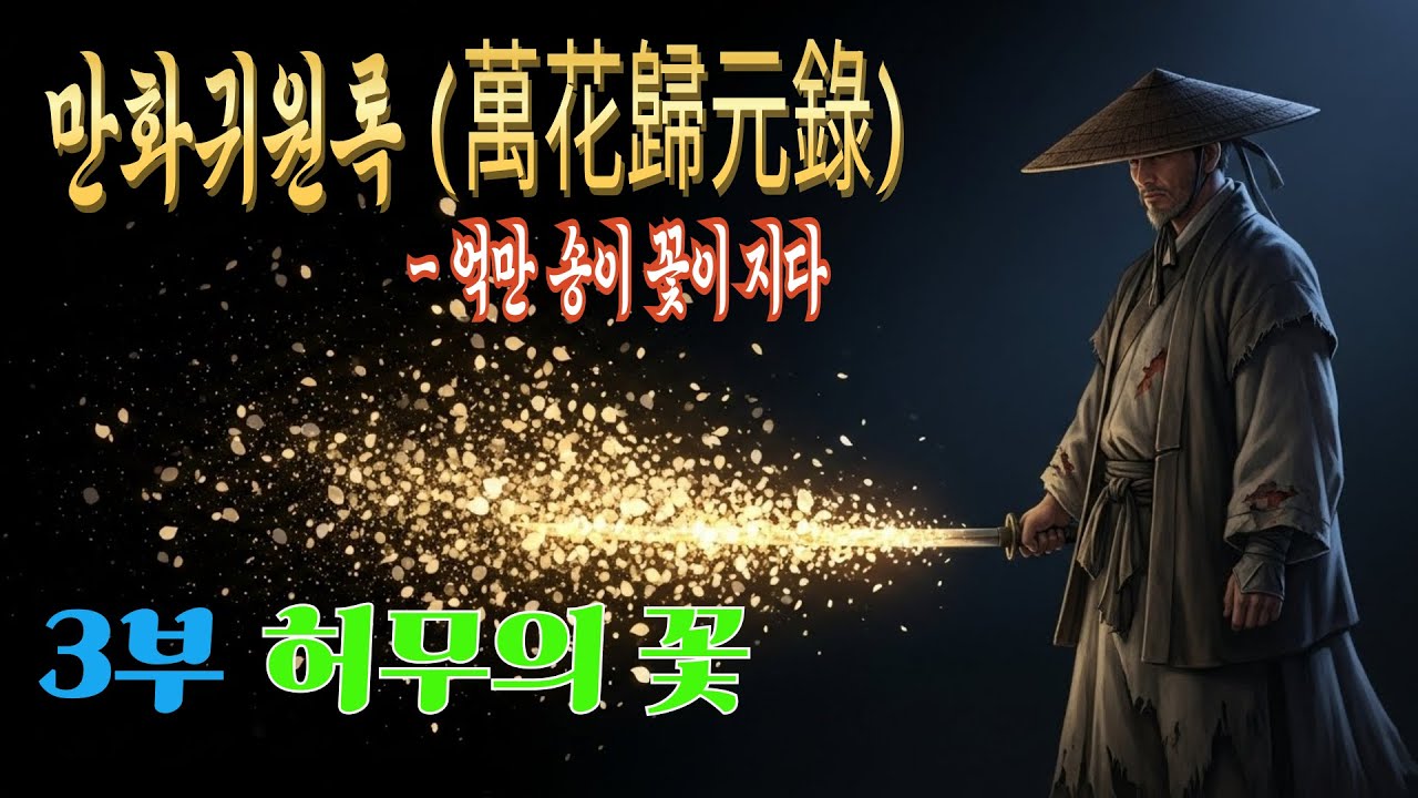[만화귀원록 (萬花歸元錄)] 3부: 허무의 꽃 | 오디오북 | 무협소설 | 무림