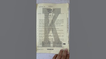 Class 12 Sem 3 English question paper 2026 | Class 12 Sem 3 English MCQ Suggestion 2025