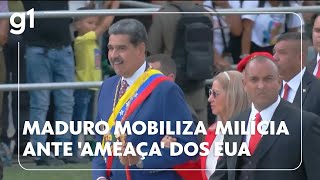 Download Lagu Maduro anuncia mobilização de 4,5 milhões de milicianos ante 'ameaças' dos EUA MP3 Download Lagu Maduro anuncia mobilização de 4,5 milhões de milicianos ante 'ameaças' dos EUA MP3
