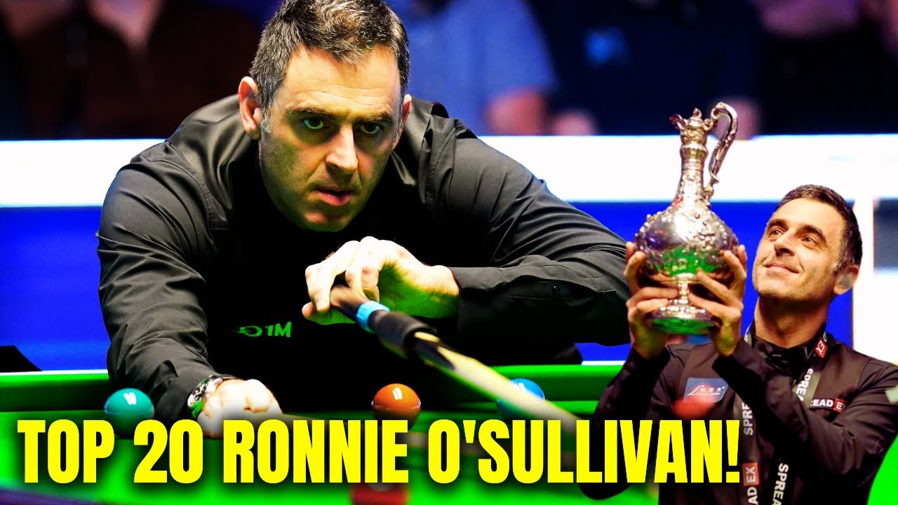 The 20 Most GENIUS Moments of Ronnie O'Sullivan! - YouTube