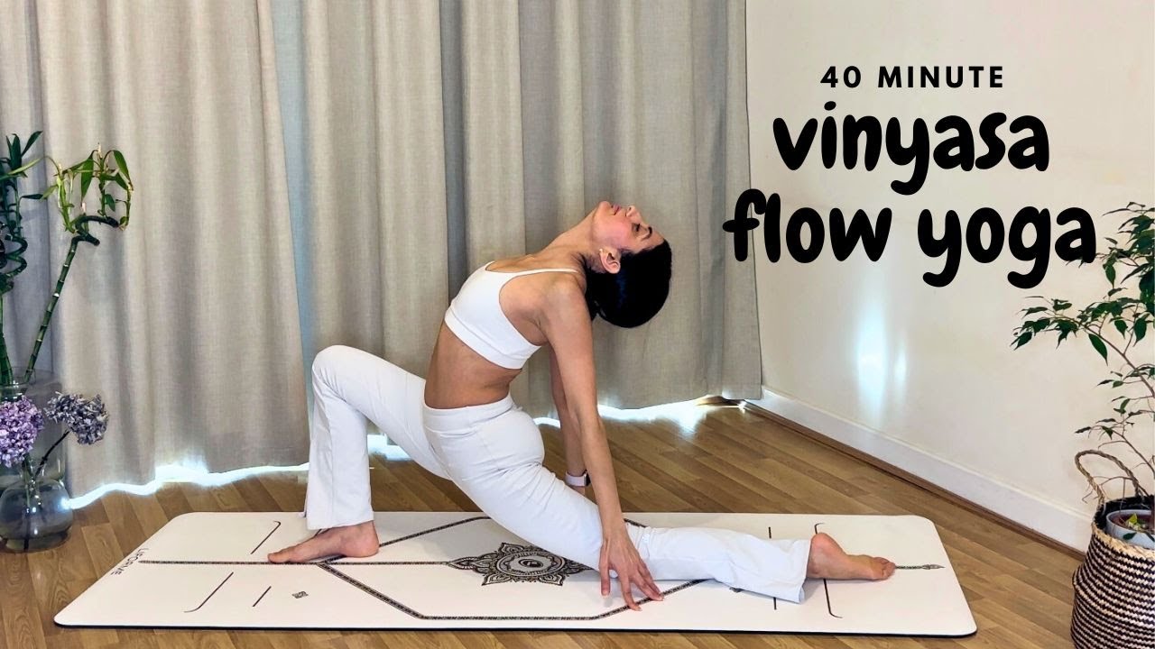 Dynamic Yoga INTERMEDIATE VINYASA FLOW YOGA || Dynamic Yoga Flow || 40 Minute ...