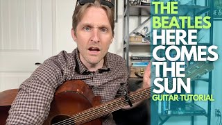 Here Comes the Sun by The Beatles Guitar Tutorial - Guitar Lessons with Stuart!