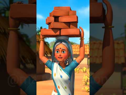 emotional story of a poor old mother in this heart-touching animated short. 💔✨ #ai
