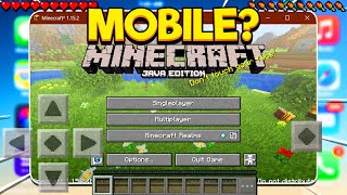 JAVA EDITION FOR MOBILE! (Minecraft Pocket Edition)