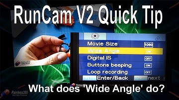 RunCam V2 Quick Tip: The effect of turning on 