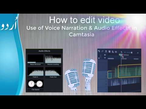 How to edit video #5 | Use of Voice Narration and Audio Effect In Videos | Camtasia video editor