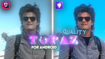 TOPAZ Quality tutorial | On MOBILE 🤯 | AE Like Quality 🥶